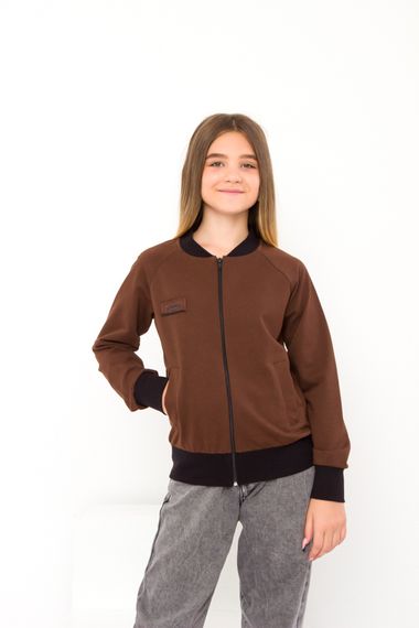 Джемпер для дівчинки (підлітковий) Носи своє 122 Коричневий (p-6787-53094) | Зображення 1