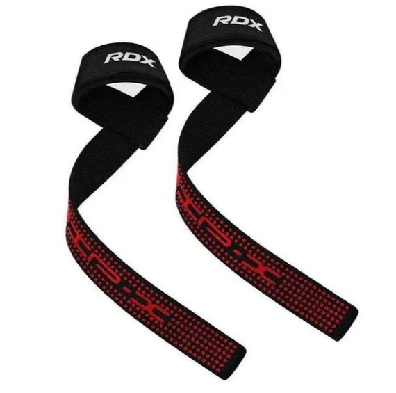 Лямки для тяги RDX S4 Gym Cotton Gel Straps Black Plus (WAC-S4B+) | Зображення 5
