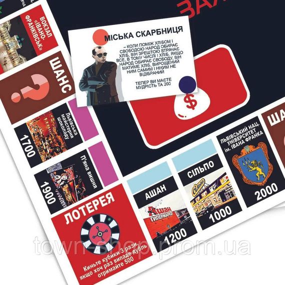 Настольная игра "Монополия Запада Украины" PLR-0040 от 2 до 5 игроков | Зображення 3