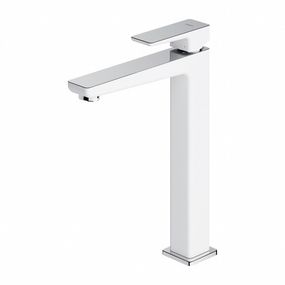 Змішувач для раковини Omnires Parma chrome/white (PM7412CRB)