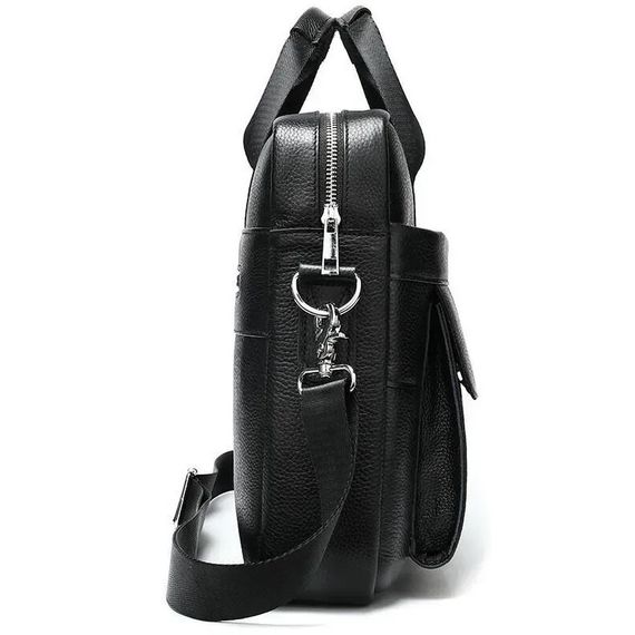 Мужская кожаная сумка для ноутбука из итальянской кожи, формат А4, премиум класс NW-53 | Зображення 7