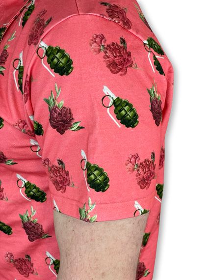 Поло "Тактичний Арт" F-1 & Flowers (Рожевий) XXL | Зображення 4