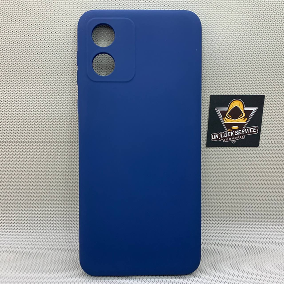 Motorola E13 SoftTouch Silicone Протиударний чохол софт тач Синій