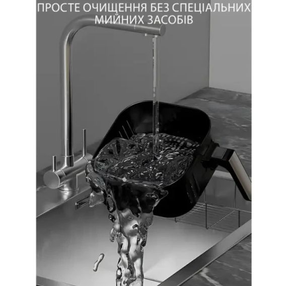 Фритюрниця електрична Crownberg CB-5550 аерогриль електричний для смаження без олії 2000 Вт мультипіч | Зображення 3