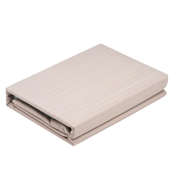 Постільна білизна Ardesto Gloria сатин смужки, коричневий полуториний євро 160х220 (ART1622RB) | Зображення 2