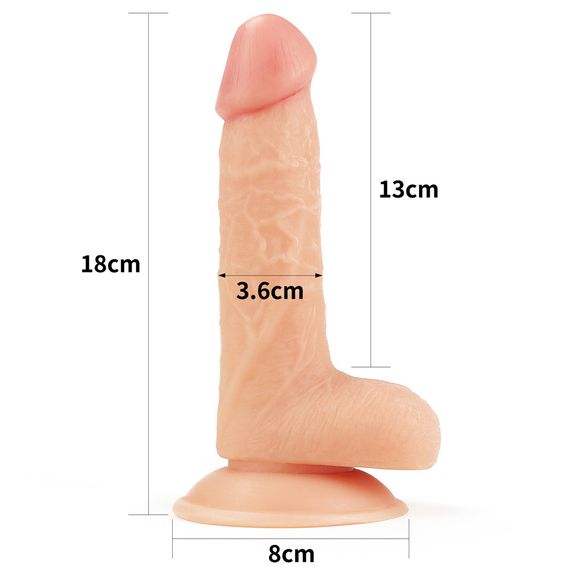 Фалоімітатор - The Ultra Soft Dude 7" Sex Aura | Зображення 4