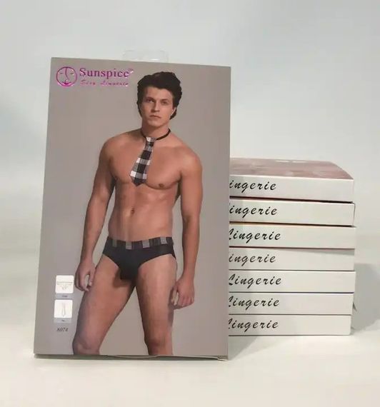 Костюм чоловічий 2 предмети S/M чорний Sunspice sexstyle | Зображення 6