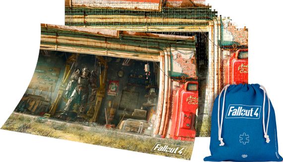 Пазл GoodLoot Fallout 4 Garage Puzzles 1000 ел. (5908305231509) | Зображення 2