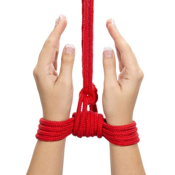 Мотузка - Fetish Bondage Rope Red, 10 м Sex Aura | Зображення 3