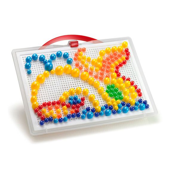 Розвиваючий набір мозаїки Quercetti 0950-Q, дошка 28х20 см 280 штук | Зображення 2