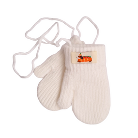 Рукавиці дитячі з начосом 1-3 роки молочні