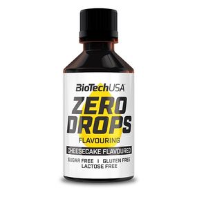 Замінник харчування BioTechUSA Zero Drops 50 ml /100 servings/ Cheesecake