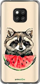 Чохол на Huawei Mate 20 Pro Єнотик з кавуном "4605t-1567-2448"