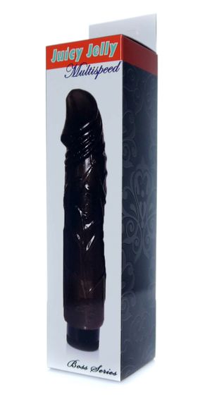 Вібратор Boss Series: Juicy Jelly Multispeed Black, BS6700098 Sex Aura | Зображення 6