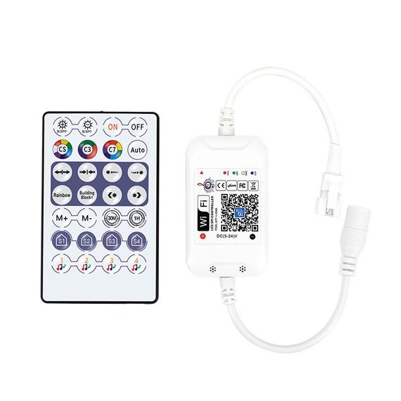 Контролер PROLUM SPI RGB (Wi-Fi; IR 28 кнопок; 12A)