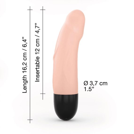 Вібратор Dorcel Real Vibration S Flesh 2.0, діаметр 3,7см, перезаряджається, для точки G | Зображення 3