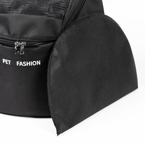Сумка-переноска Pet Fashion Quadra для собак чорная 38х32х26 см | Зображення 7