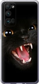 Чехол на Huawei Honor 30 Pro Чёрная кошка "932u-1920-17620"