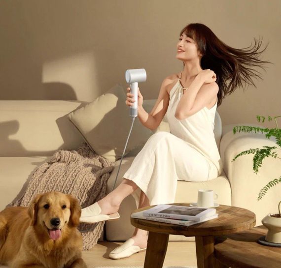 Фен Xiaomi Mijia High Speed Hair Dryer H501 SE White + (перехідник на EU розетку) | Зображення 5