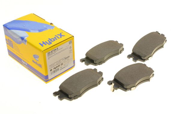 Колодки гальмівні передні Kia Rio II 05- Hyundai i20 08-15 Accent 05-10 22-0724-0