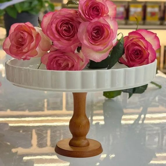 Тортовниця OLens White kitchen 8030-324 17.5х27.2 см біла | Зображення 7