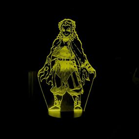 Акриловый светильник-ночник Кедзюро Рэнгоку желтый tty-n001699