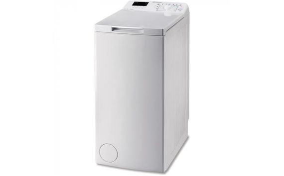 Стиральная машина с вертикальной загрузкой Indesit BTWD51052EU, 5кг, 1000, A++, 40см, Дисплей, Белый (BTWD51052EU)