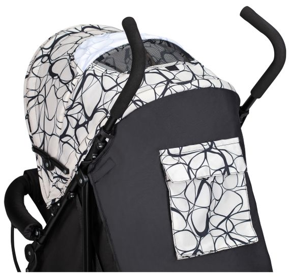 Коляска FreeON Simple Black-White | Зображення 3