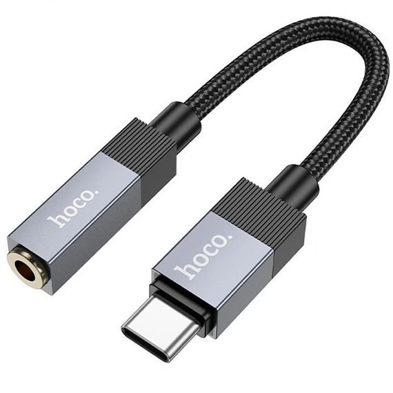 Перехідник Hoco UPA32C Type-C to 3.5mm Black | Зображення 2