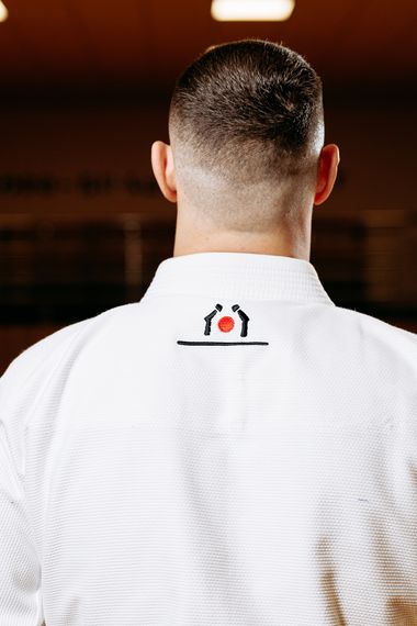 Біле кімоно для хлопців/чоловіків, джиу-джитсу, TM BUDOGI, зріст 180 см, щільність 450 гр/м.кв. | Зображення 5
