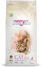 Сухий корм з куркою для стерилізованих котів BonaCibo Cat Adult Light & Sterilized, 15 кг