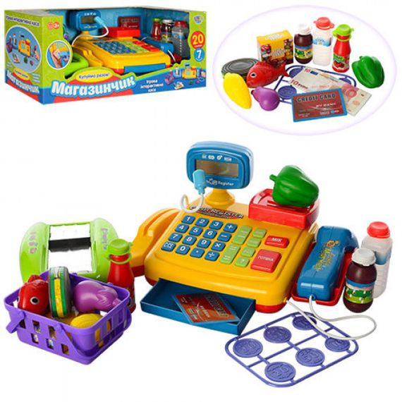 Детский игровой кассовый аппарат Limo Toy 7018-UA