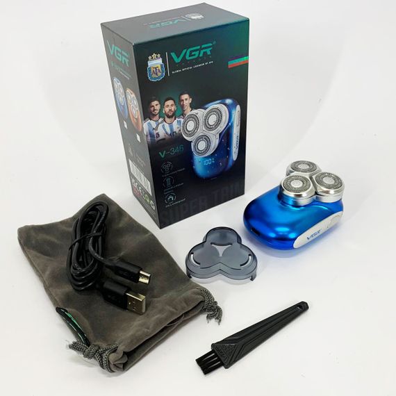 Електробритва для бороди VGR V-346, Універсальний акумуляторний тример для бороди IJ-81 | Зображення 3