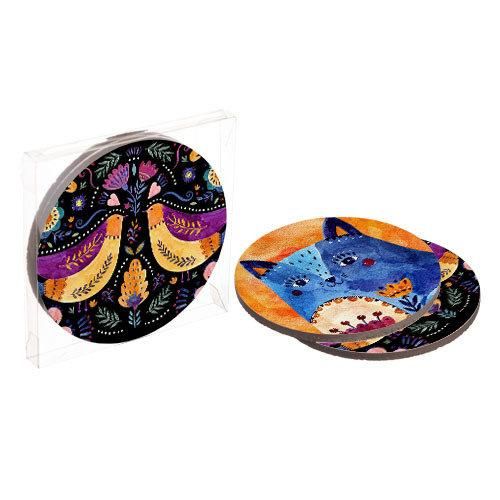 Підставки під гаряче Coaster Мистецтво (корок) 10 см