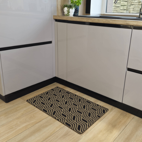 Килимок універсальний для підлоги льон Хвиля 45*75см Дариана | Зображення 3