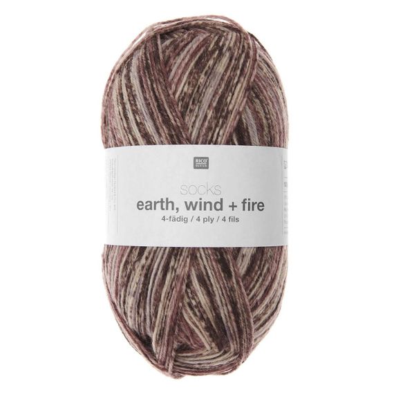 Шкарпеткова пряжа Rico Design Socks Earth + Wind + Fire, 05 - Terra | Зображення 1