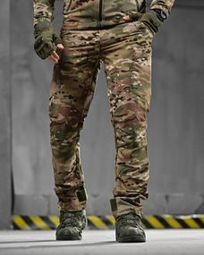 Стрейчевые тактические штаны Cambodia мультикам  ОО2626