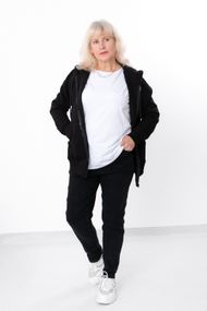 Джинси жіночі батал (демісезон) Носи своє 4XL/5XL Чорний (p-15362-175990)