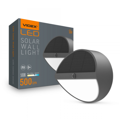 LED Світильник настінний 5000К 500Lm автономний VL-BHSO-002-S Videx