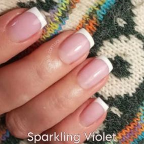 Гель для наращивания ногтей Польша Sparkling Violet 30мл