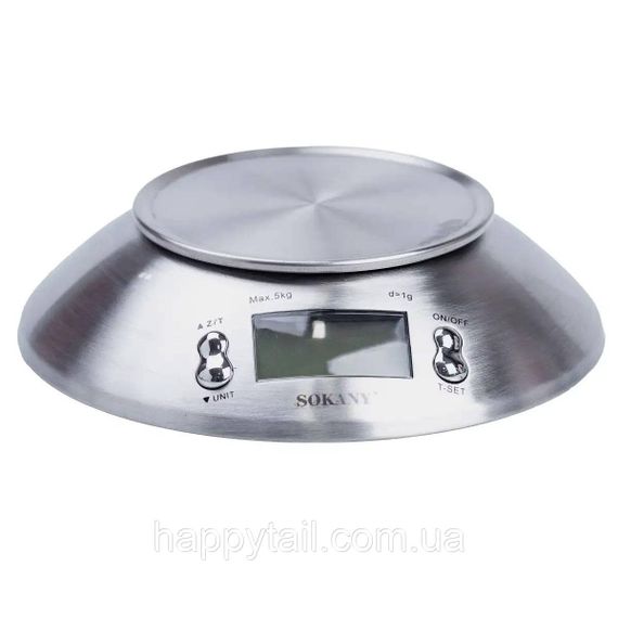 Весы кухонные Sokany SK1204 электронные 5 кг с чашей SK1204 | Зображення 2