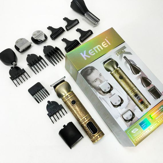 Машинка для підстригання, Домашня машинка акумуляторна для стрижки волосся Домашні машинки стрижки MU-88 | Зображення 4