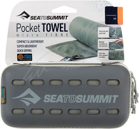 Полотенце Sea To Summit Pocket Towel L 60x120cm ц:grey | Зображення 1