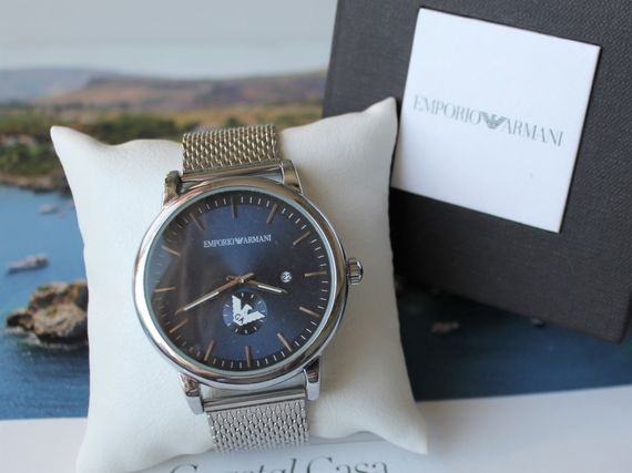 Мужские наручные часы Emporio Armani серебро | Зображення 1