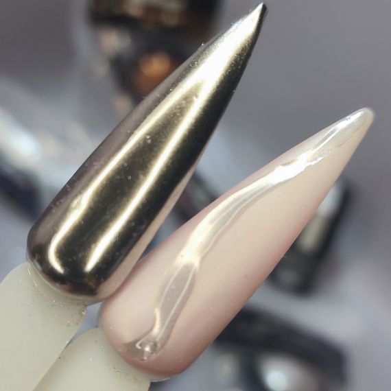 Дзеркальна втирка №11 (темно-срібна) + аплікатор | Зображення 1