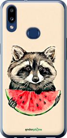 Чохол на Samsung Galaxy A10s A107F Єнотик з кавуном "4605t-1776-2448"