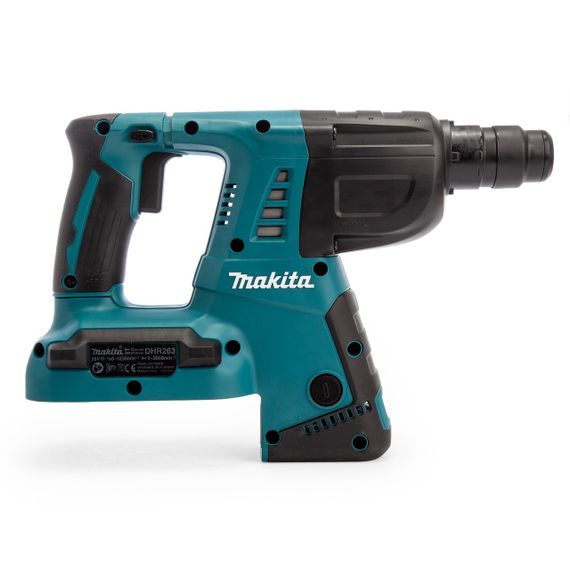 Перфоратор аккумуляторный Makita DHR263Z (LXT, 2.5 Дж, SDS-PLUS, без аккумуляторов и зарядного устройства) | Зображення 2