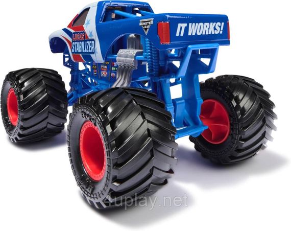Монстр-трак Spin Master Monster Jam Lucas Stabilizer 1:24 с кузовом в стиле грузовика Peterbilt | Зображення 3