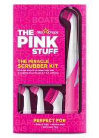 Набор для уборки The Pink Stuff The Miracle Scrubber Kit электрическая щетка + 4 насадки
