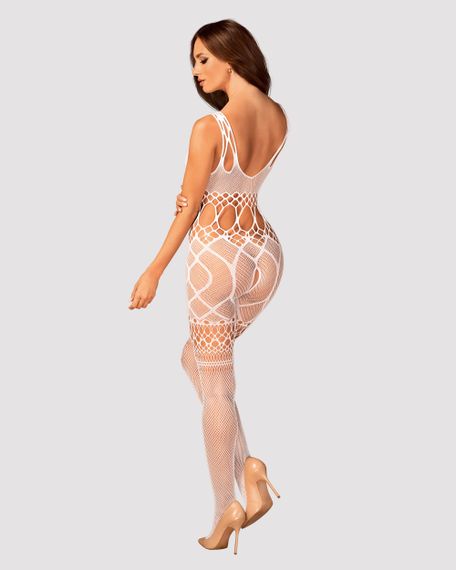 Комбінезон-сітка Obsessive G330 Білий XL/2XL | Зображення 2